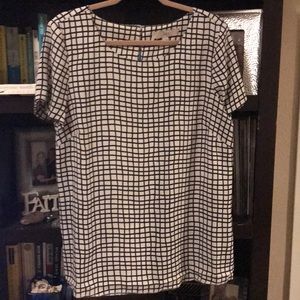 Cute black and white top